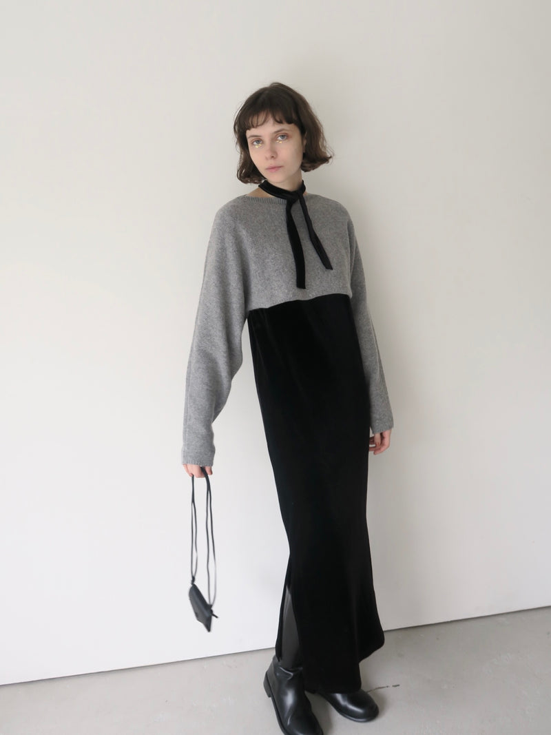 cropped cape knit