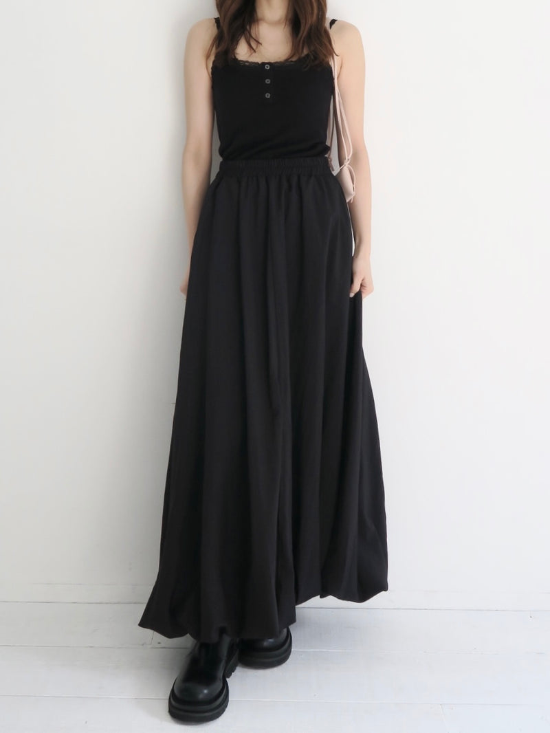 balloon long skirt