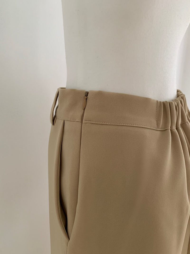 【阪急うめだ本店 POP UP】 straight maxi skirt（beige）