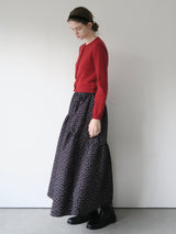 wool crew neck cardigan