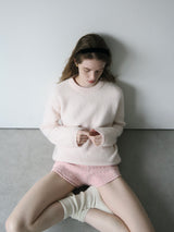 micro knit short pants