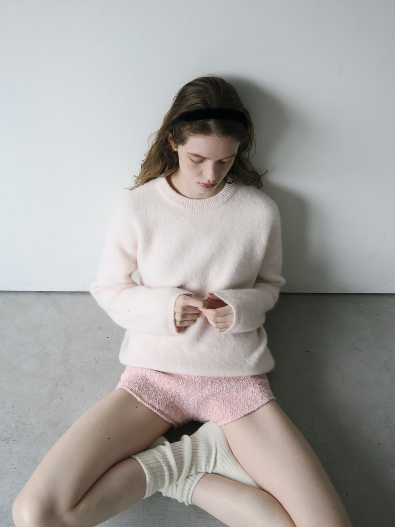micro knit short pants
