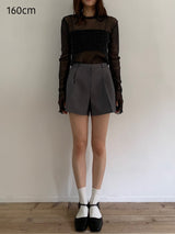 【阪急うめだ本店 POP UP】 tuck short pants（grey）