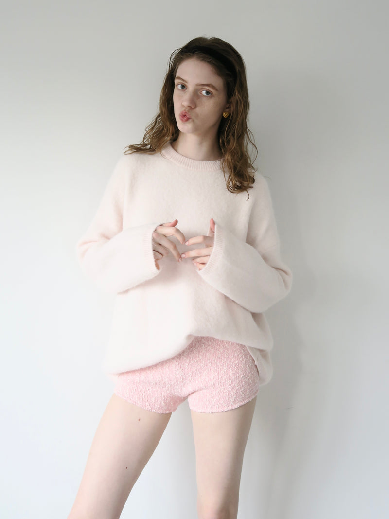 micro knit short pants