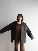 soft leather over jacket