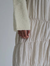 washer shirring skirt（ivory）