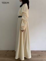 【阪急うめだ本店 POP UP】 design sleeve flare dress（ivory）