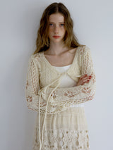 openwork knit bolero