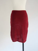 design knit skirt