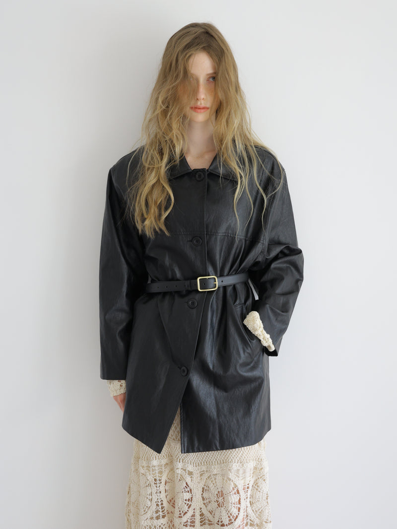 basic leather jacket