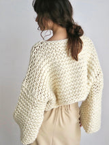 【阪急うめだ本店 POPUP 先行販売】handmade chunky knit