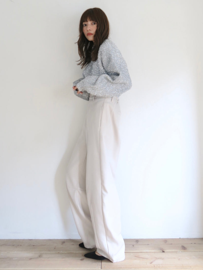 【阪急うめだ本店 POP UP】 curb tuck pants