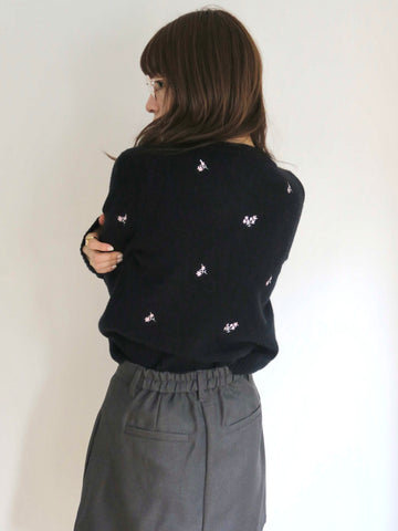 alpaca touch flower cardigan – miies miim