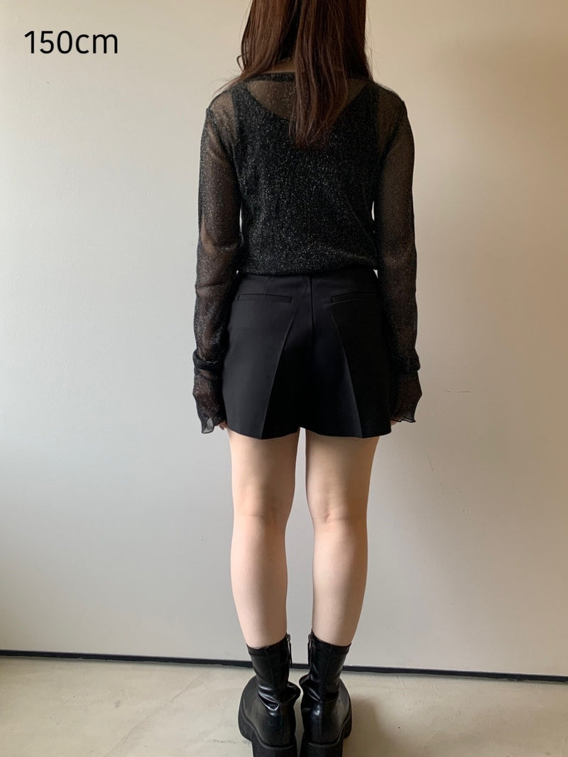 【阪急うめだ本店 POP UP】 tuck short pants（grey）