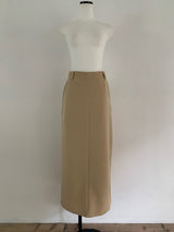 【阪急うめだ本店 POP UP】 straight maxi skirt（beige）