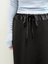 bicolor long skirt