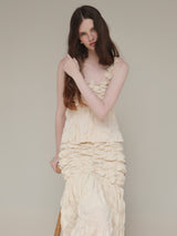 petal texture skirt