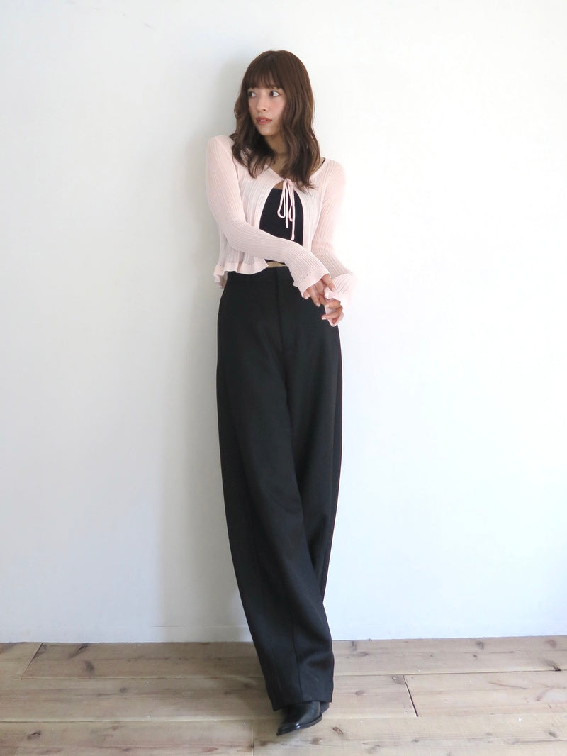 【阪急うめだ本店 POP UP】 curb tuck pants