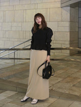 【阪急うめだ本店 POP UP】onion gather design blouse（black）