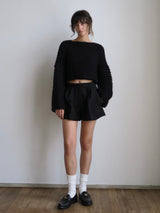 【阪急うめだ本店 POP UP】 tuck short pants（black）