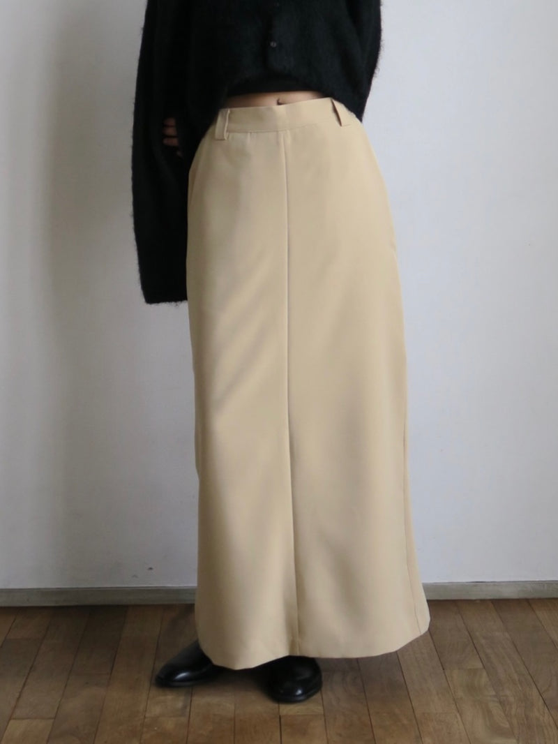 【阪急うめだ本店 POP UP】 straight maxi skirt（beige）