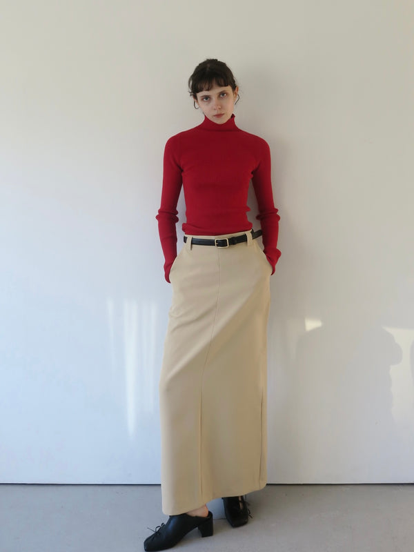 straight maxi skirt