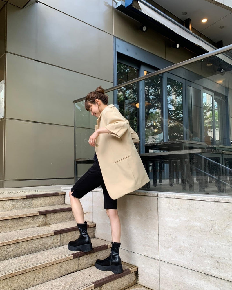 【阪急うめだ本店 POP UP】 
straight biker pants