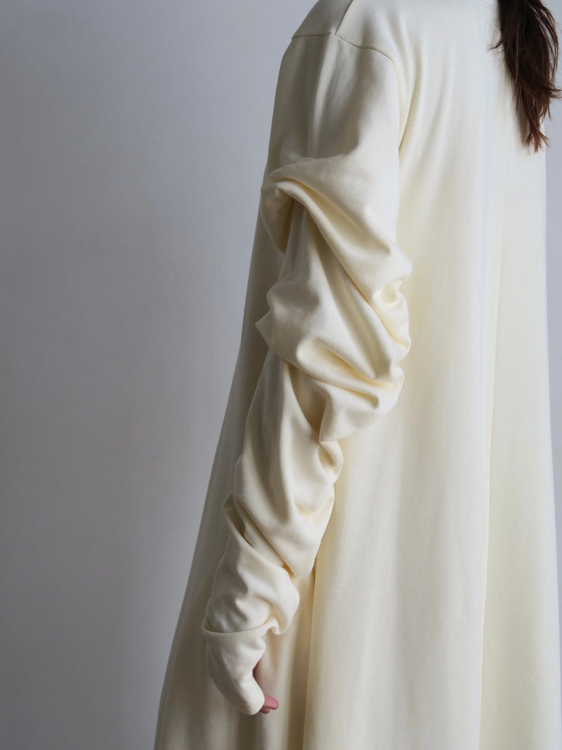 【阪急うめだ本店 POP UP】 design sleeve flare dress（ivory）