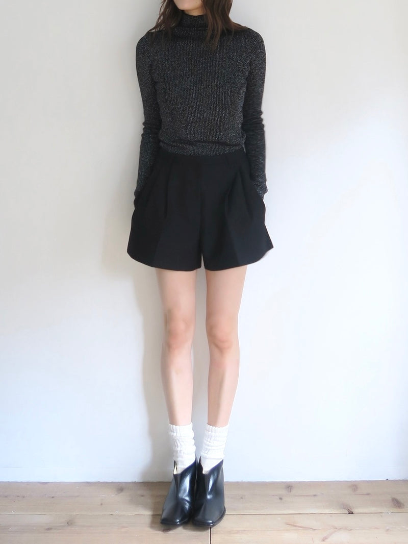 【阪急うめだ本店 POP UP】 tuck short pants（black）