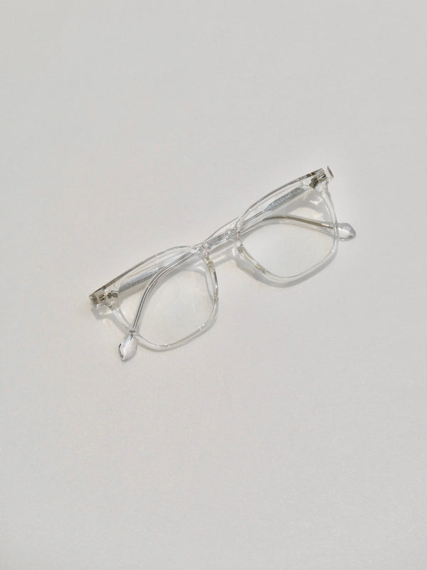 clear frame glasses