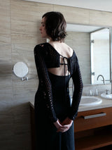 openwork knit bolero