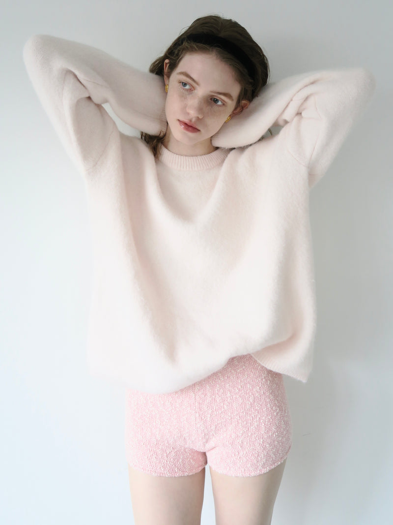 micro knit short pants