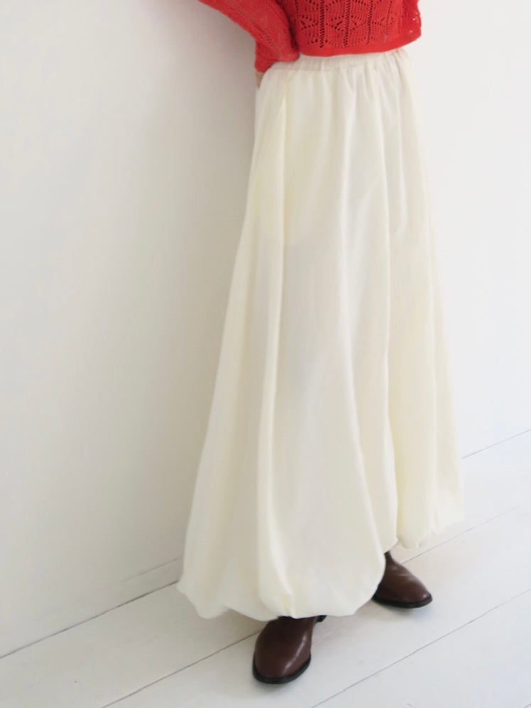 balloon long skirt