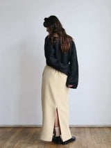 【阪急うめだ本店 POP UP】 straight maxi skirt（beige）