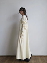 【阪急うめだ本店 POP UP】 design sleeve flare dress（ivory）