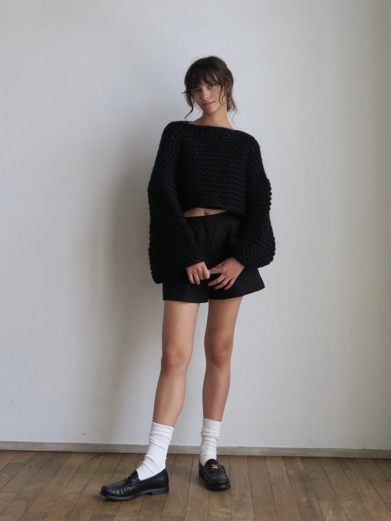 【阪急うめだ本店 POP UP】 tuck short pants（black）