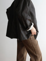 soft leather over jacket