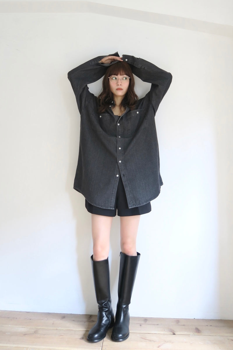 【阪急うめだ本店 POP UP】 tuck short pants（black）