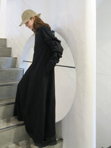 【阪急うめだ本店 POP UP】 design sleeve flare dress（black）