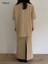 【阪急うめだ本店 POP UP】 straight maxi skirt（beige）