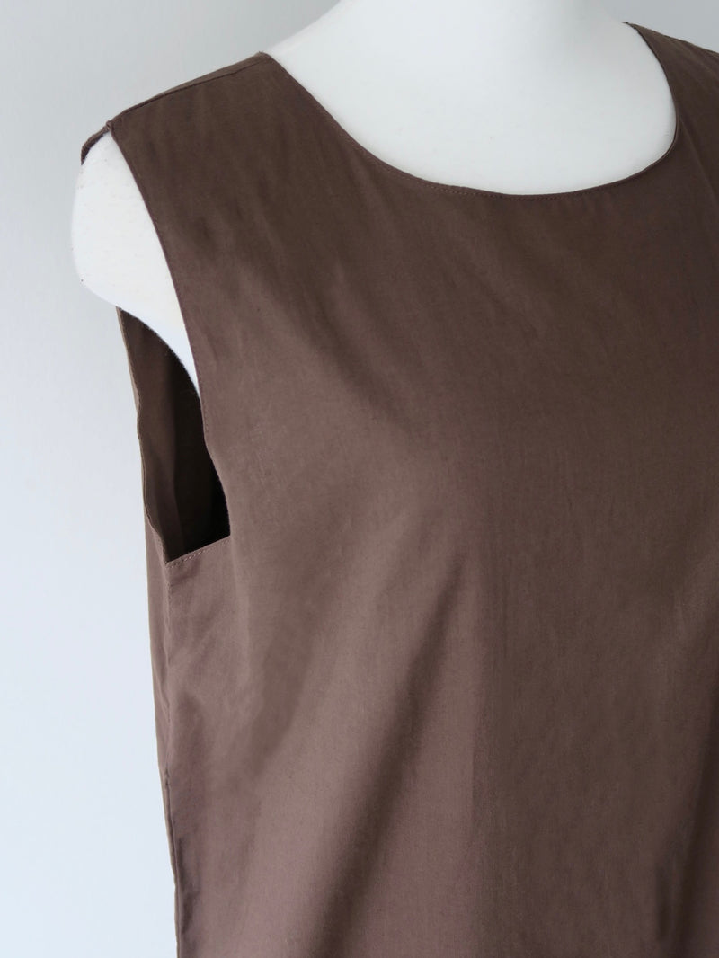 tiered sleeveless flare dress