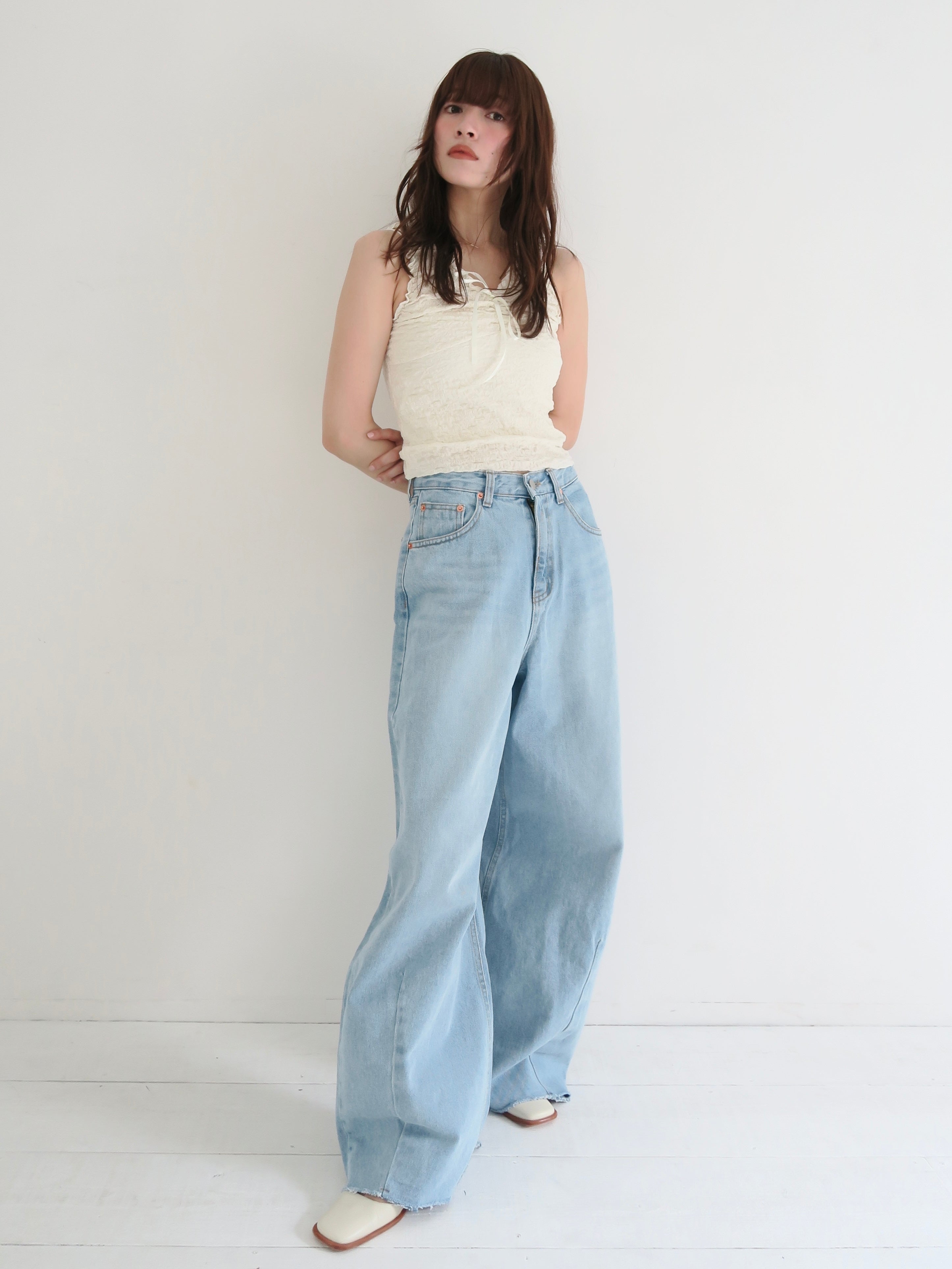 パンツ miies miim TAF CUTTING DENIM taf cutting denim – miies miim
