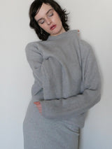 BACK OPEN RIB CAMI DRESS