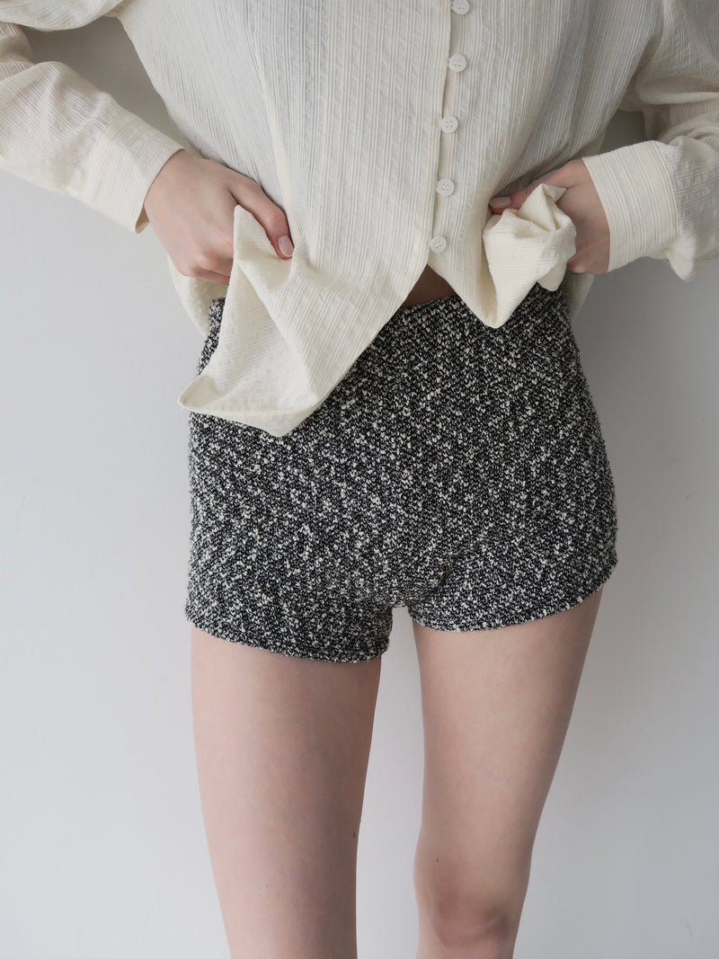 micro knit short pants