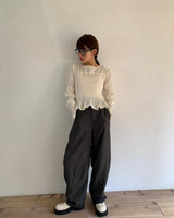 【阪急うめだ本店 POP UP】 curb tuck pants