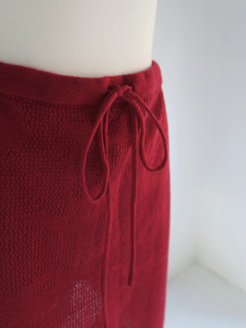 design knit skirt