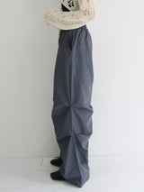 wrap skirt tuck pants