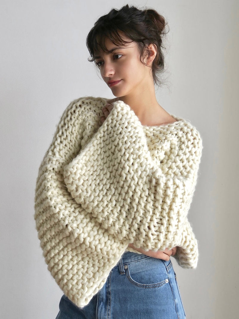 【阪急うめだ本店 POPUP 先行販売】handmade chunky knit