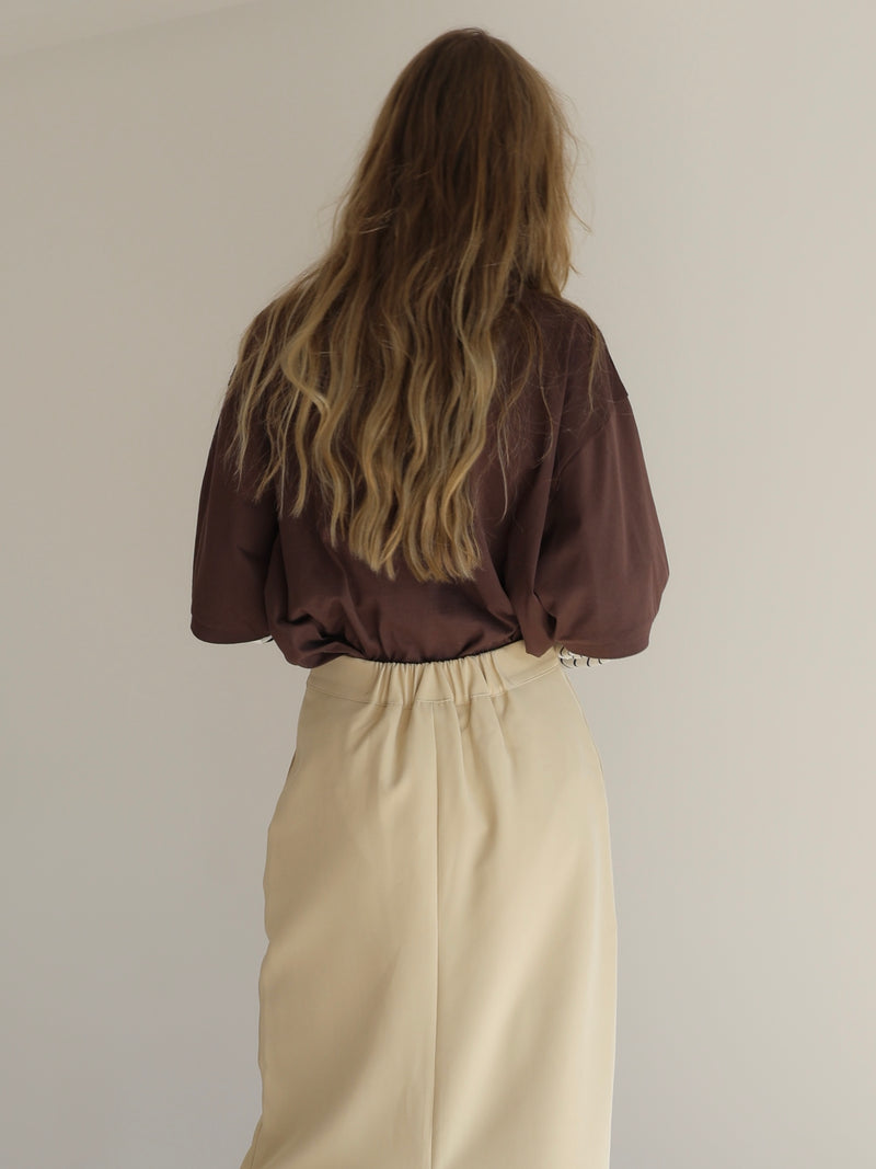 straight maxi skirt