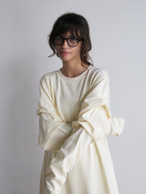 【阪急うめだ本店 POP UP】 design sleeve flare dress（ivory）